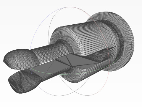 Artillery cumulative antitank projectile of 122mm BK-13 Stand model 3D printable Moulage Modello 3D