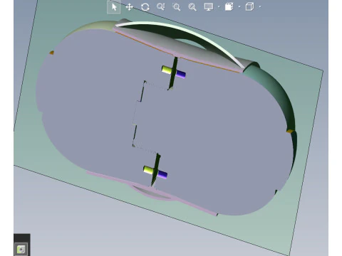 AO OAB 2 5 PTof Uni Soviet dan Cluster Submunisi Rusia Bom Avia Moulage Cetak 3D Model 3D