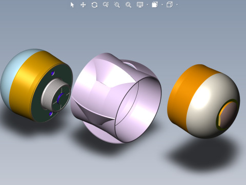 AO OAB 2 5 PTof USSR and Russian Submunition cluster avia bomb 3D printable Moulage Modelo 3D