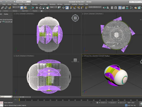 AO OAB 2 5 PTof Uni Soviet dan Cluster Submunisi Rusia Bom Avia Moulage Cetak 3D Model 3D