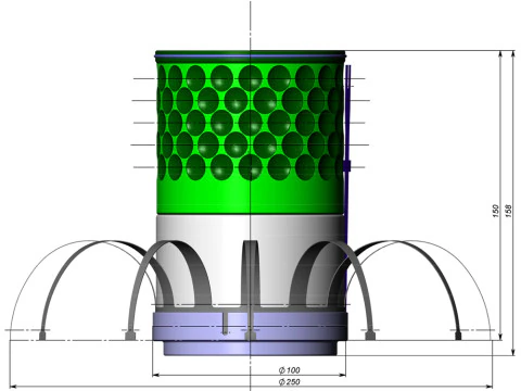 HB-876 British landmine area denial submunition 3D printable Moulage 3D Model