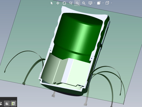 HB-876 British landmine area denial submunition 3D printable Moulage 3D मॉडल