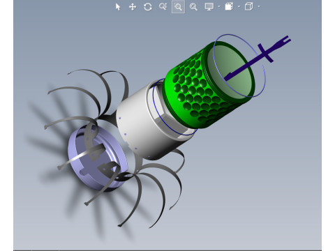 HB-876 British landmine area denial submunition 3D printable Moulage 3D मॉडल