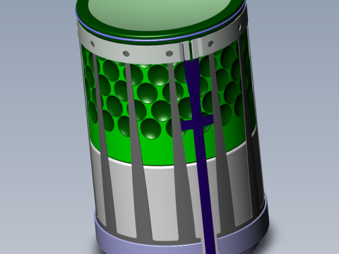 HB-876 British landmine area denial submunition 3D printable Moulage 3D मॉडल