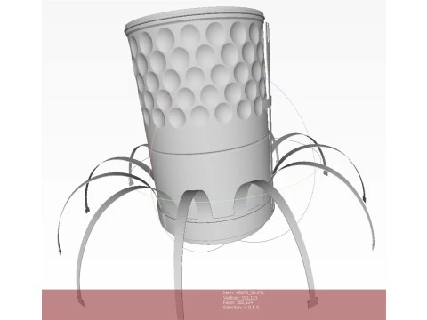 HB-876 British landmine area denial submunition 3D printable Moulage 3D Model