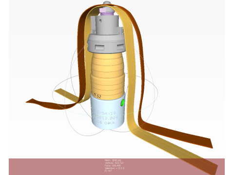 3B30 submunition off artillery cluster rockets 3D printable Moulage 3D Model