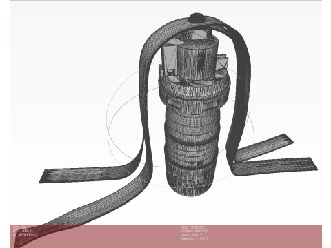 3B30 submunition off artillery cluster rockets 3D printable Moulage 3D Model