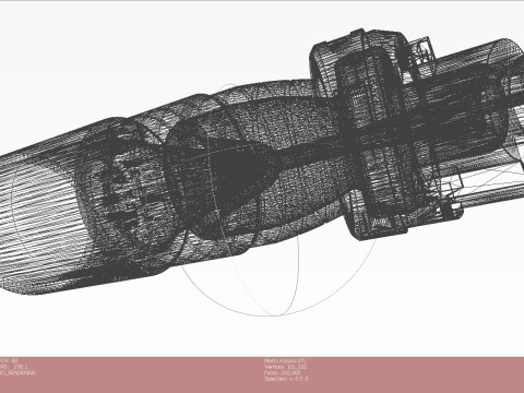3B30 submunition off artillery cluster rockets 3D printable Moulage 3D Model
