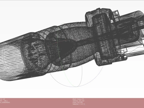 3B30 submunition off artillery cluster rockets 3D printable Moulage 3D Model