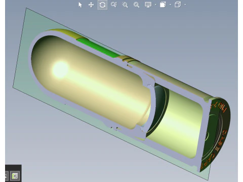 M430 40mm Projected Grenade Bomb for FPV drones Shell Cartridge 3D printable Moulage 3D Model