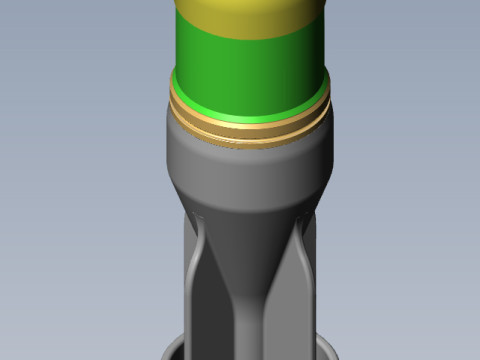M430 40mm Projected Grenade Bomb for FPV drones Shell Cartridge 3D printable Moulage Modelo 3D