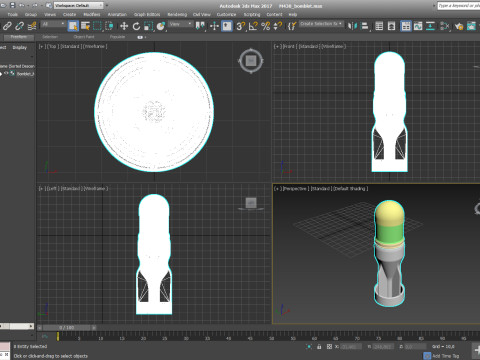 M430 40mm Projected Grenade Bomb for FPV drones Shell Cartridge 3D printable Moulage Modelo 3D