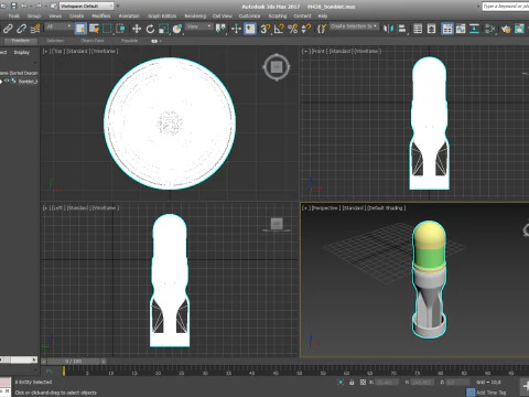 M430 40mm Projected Grenade Bomb for FPV drones Shell Cartridge 3D printable Moulage 3D Model