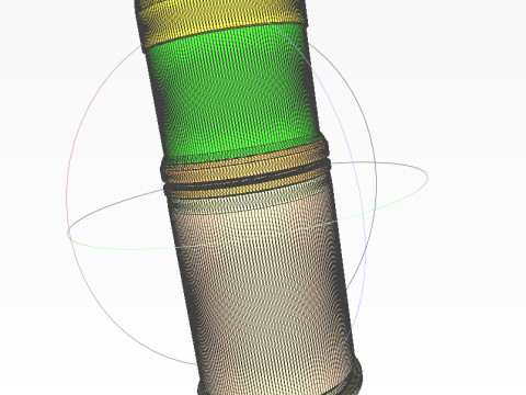 M430 40mm Projected Grenade Bomb for FPV drones Shell Cartridge 3D printable Moulage Modelo 3D