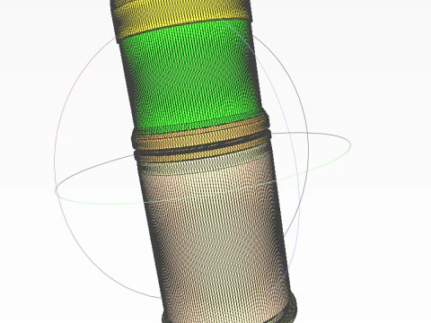 M430 40mm Projected Grenade Bomb for FPV drones Shell Cartridge 3D printable Moulage 3D Model