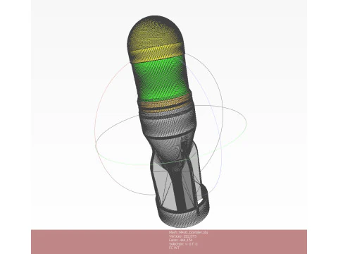 M430 40mm Projected Grenade Bomb for FPV drones Shell Cartridge 3D printable Moulage 3D Model