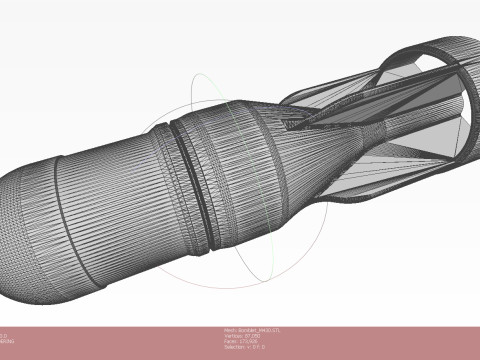M430 40mm Projected Grenade Bomb for FPV drones Shell Cartridge 3D printable Moulage Modelo 3D