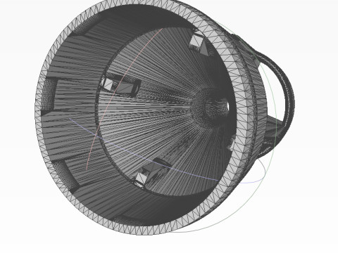 M430 40mm Projected Grenade Bomb for FPV drones Shell Cartridge 3D printable Moulage Modelo 3D