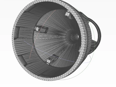 M430 40mm Projected Grenade Bomb for FPV drones Shell Cartridge 3D printable Moulage 3D Model