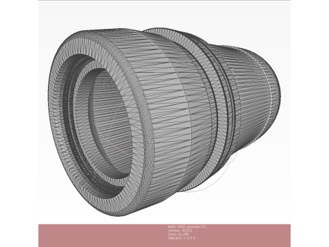 M430 40mm Projected Grenade Bomb for FPV drones Shell Cartridge 3D printable Moulage Modelo 3D