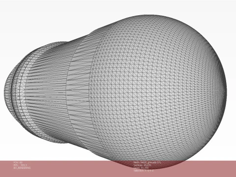 M430 40mm Projected Grenade Bomb for FPV drones Shell Cartridge 3D printable Moulage 3D Model