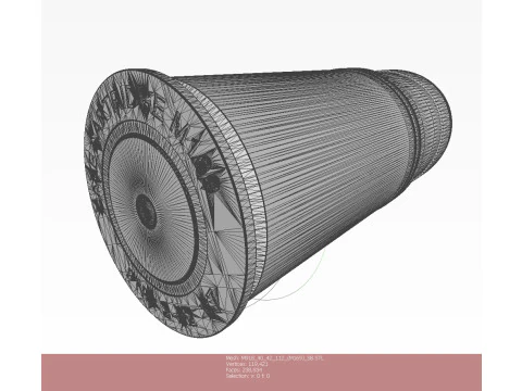 M918 40mm Projected Grenade Shell Projectile Cartridge 3D printable Moulage 3D Model