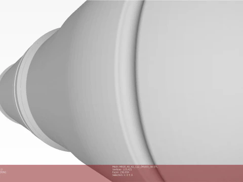 M918 40mm Projected Grenade Shell Projectile Cartridge 3D printable Moulage 3D Model
