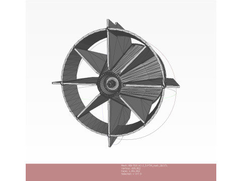 Cluster aviation bomb RBK 500 AO 2 5 RTM 3D printable Moulage to scale 1 to 5 3D 모델
