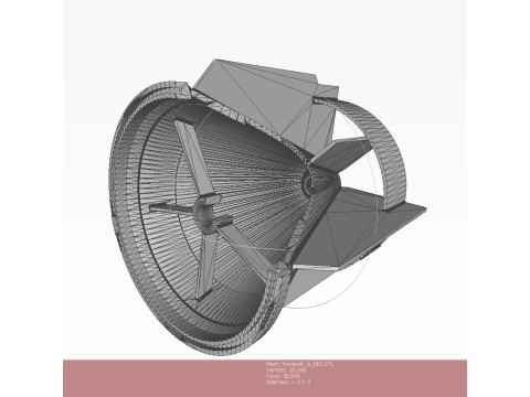 Cluster aviation bomb RBK 500 AO 2 5 RTM 3D printable Moulage to scale 1 to 5 3D 모델
