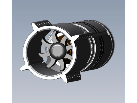 Soviet Russian Cluster aviation bomb RBK 500 255 PTAB 2 5 3D printable Moulage In scale 1 to 5 3D Model