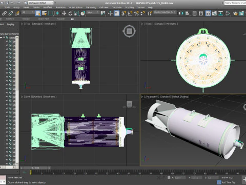 Soviet Russian Cluster aviation bomb RBK 500 255 PTAB 2 5 3D printable Moulage In scale 1 to 5 3D Model