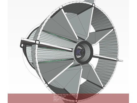 Soviet Russian Cluster aviation bomb RBK 500 255 PTAB 2 5 3D printable Moulage In scale 1 to 5 3D Model