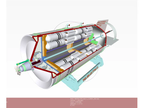 Soviet Russian Cluster aviation bomb RBK 500 255 PTAB 2 5 3D printable Moulage In scale 1 to 5 3D Model