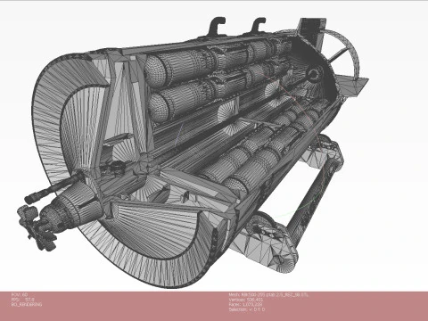 Soviet Russian Cluster aviation bomb RBK 500 255 PTAB 2 5 3D printable Moulage In scale 1 to 5 3D Model