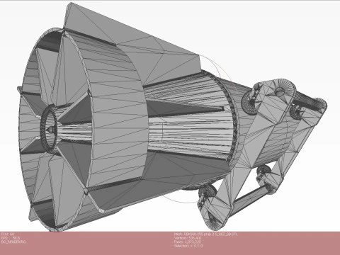 Soviet Russian Cluster aviation bomb RBK 500 255 PTAB 2 5 3D printable Moulage In scale 1 to 5 3D Model