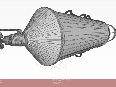 Cluster aviation bomb RBK 250 AO1 3D printable Moulage In scale 1 to 5 Modello 3D