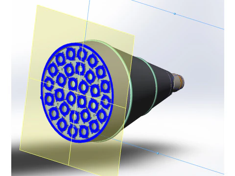 Bomba de avia&ccedil;&atilde;o cluster RBK 250 275 AO 1sch Moulage imprim&iacute;vel em 3D Em escala de 1 a 5 Modelo 3D