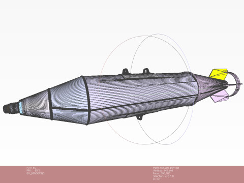 Cluster aviation bomb RBK 250 275 AO 1sch 3D printable Moulage In scale 1 to 5 Modello 3D