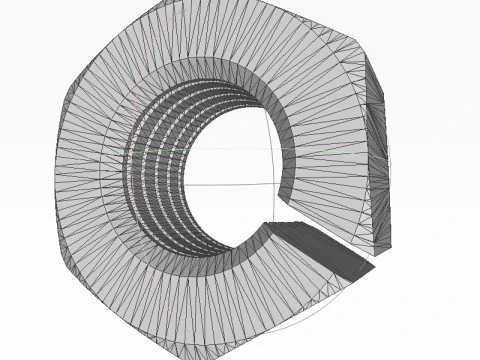 Bomba de avia&ccedil;&atilde;o cluster RBK 250 275 AO 1sch Moulage imprim&iacute;vel em 3D Em escala de 1 a 5 Modelo 3D