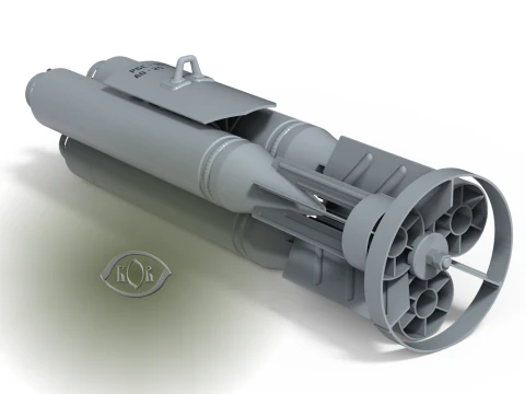 Russian Single bomb bundle RBS-100 AO 25 33 3D printable Moulage 3D Model