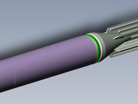 Russian Single bomb bundle RBS-100 AO 25 33 3D printable Moulage 3D Model