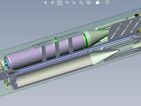 Russian Single bomb bundle RBS-100 AO 25 33 3D printable Moulage 3D Model