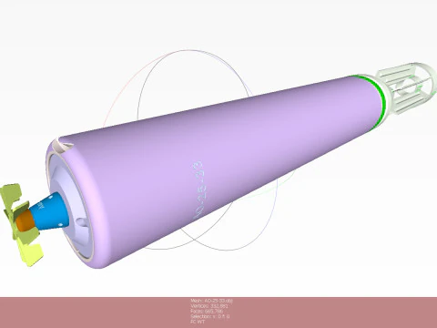 Russian Single bomb bundle RBS-100 AO 25 33 3D printable Moulage 3D Model