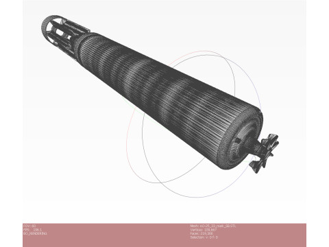Russian Single bomb bundle RBS-100 AO 25 33 3D printable Moulage Modèle 3D