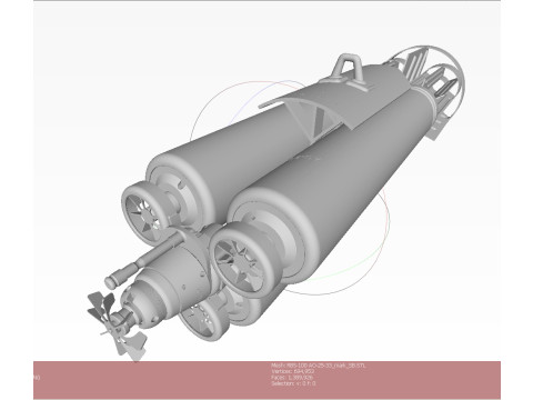 Russian Single bomb bundle RBS-100 AO 25 33 3D printable Moulage Modèle 3D
