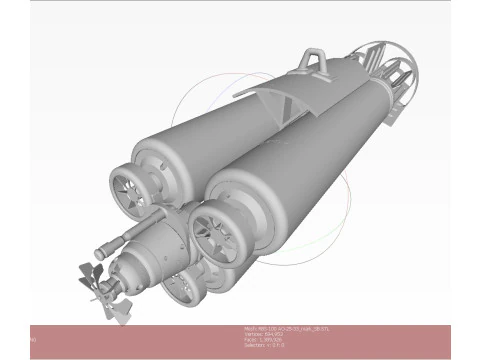 Russian Single bomb bundle RBS-100 AO 25 33 3D printable Moulage 3D Model
