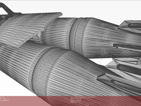 Russian Single bomb bundle RBS-100 AO 25 33 3D printable Moulage 3D Model