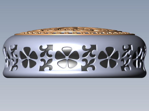 Chips Backgammon Checkers Europe pattern medieval style 3D print model Modello 3D