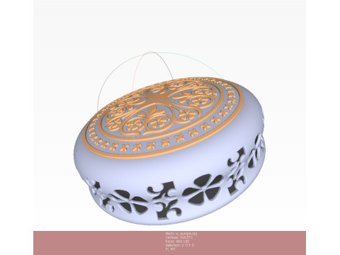 Chips Backgammon Checkers Europe pattern medieval style 3D print model Modello 3D