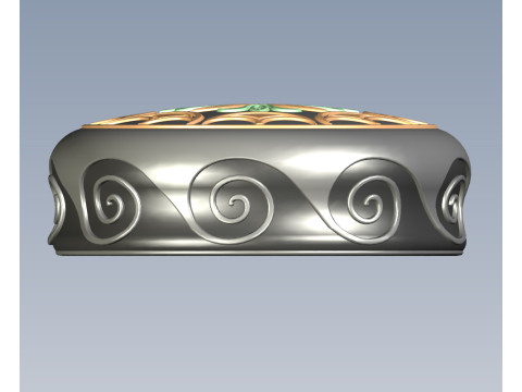 Chips Backgammon and Checkers Ancient Roman style 3D print model Modèle 3D